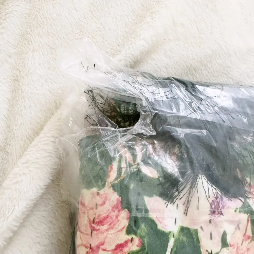 Anthropologie Valentina Velvet Throw Blanket 50 x 70